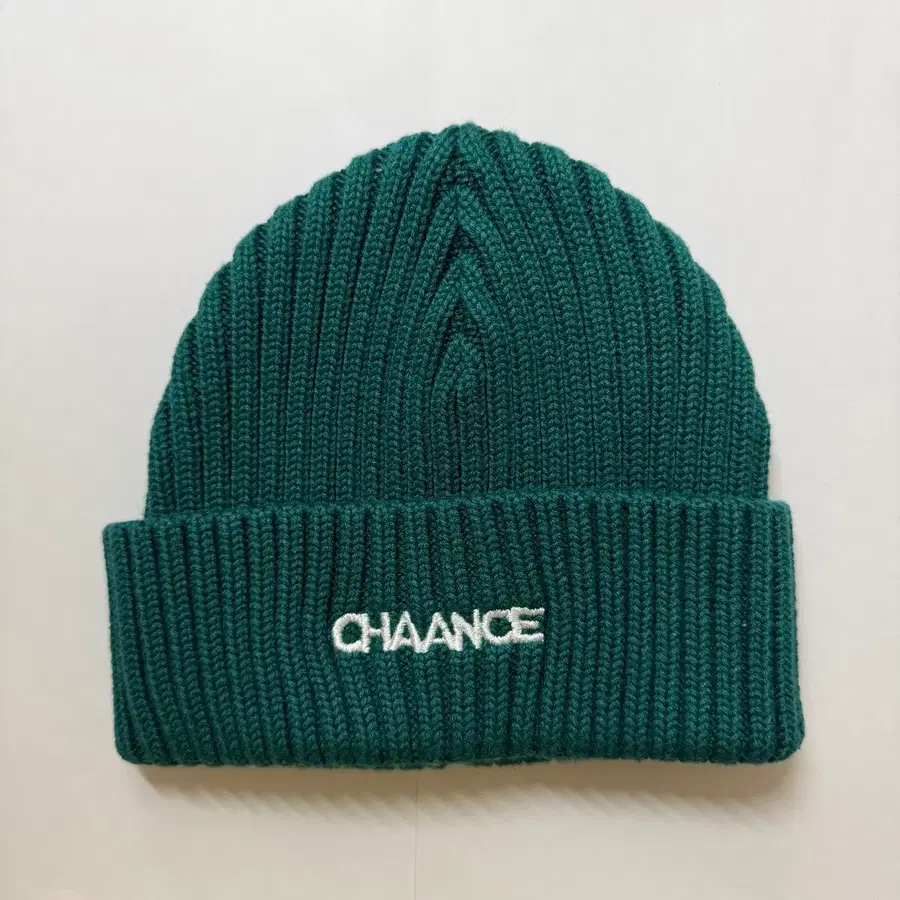 챈스 chaance 비니 시그니처 비니 그린