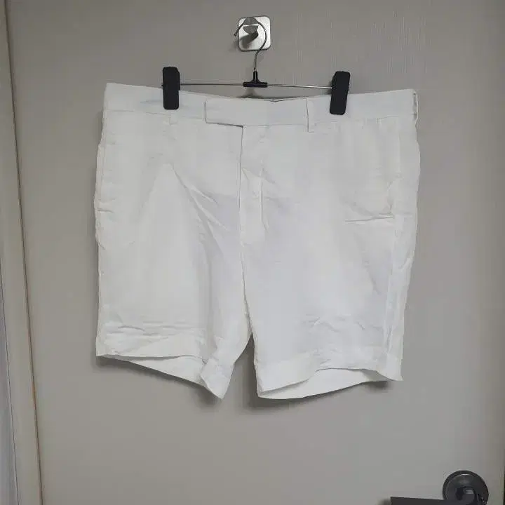 36)폴로 린넨반바지 화이트