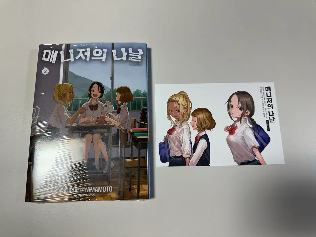 매니저의 나날 2권(미개봉)+애니메이트 특전