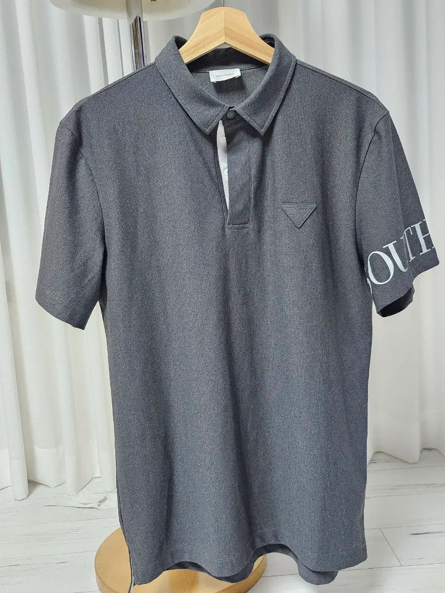 사우스케이프 SOUTHCAPE 남성 기능성 반팔 카라티 다크그레이 100(L)