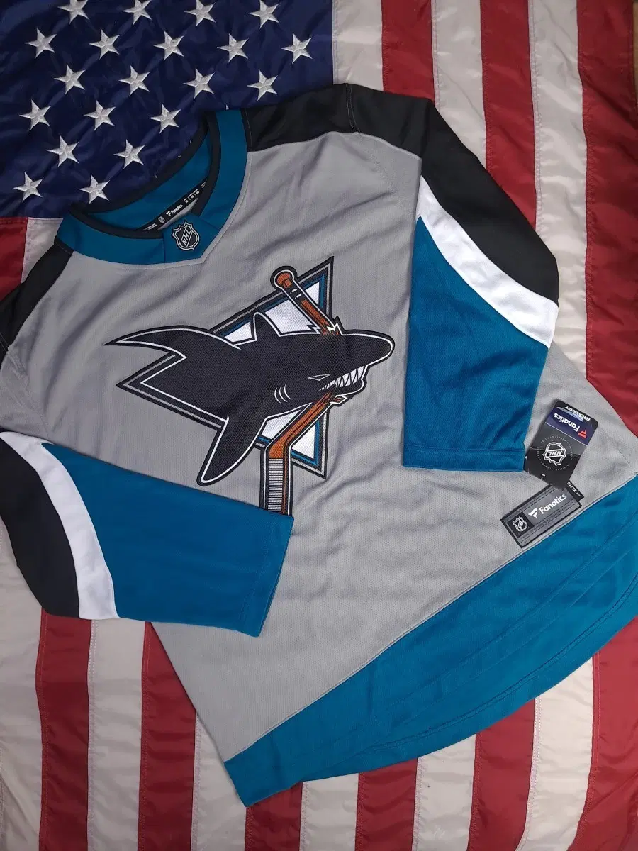 택새제품 오리지날 NHL X 파나틱스 하키져지