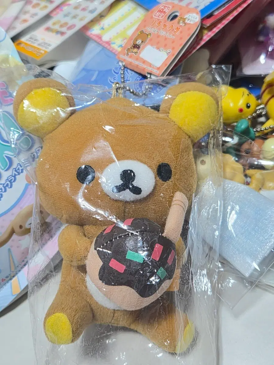 고전 리락쿠마 타코야키 마스코트 인형 키링