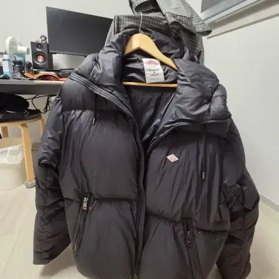 단톤 립스탑 패딩 블랙 XXL
