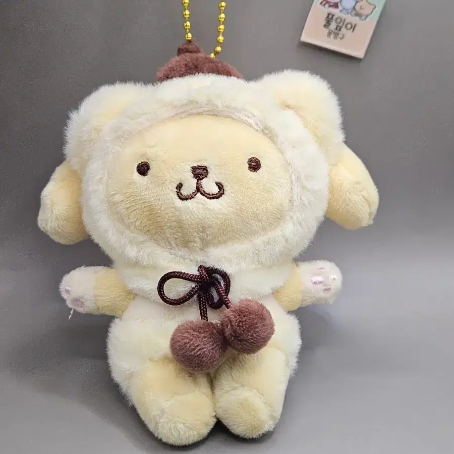 폼폼푸린 고양이 키링. 새상품. 산리오