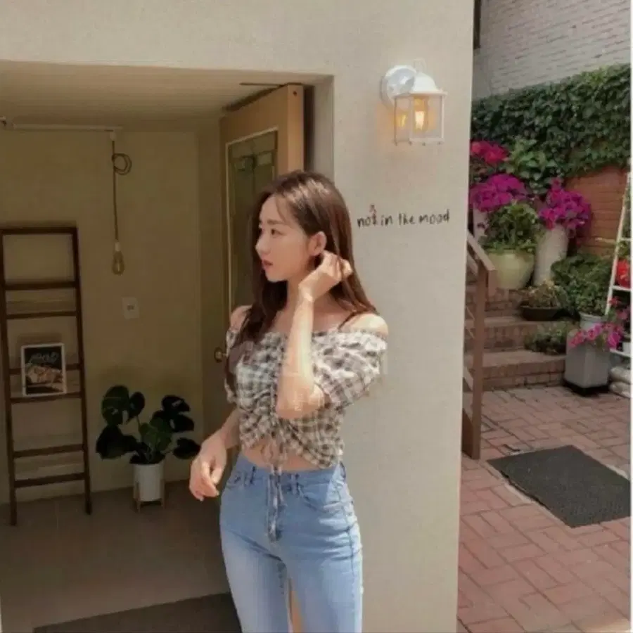 셔링블라우스(스카이블루)