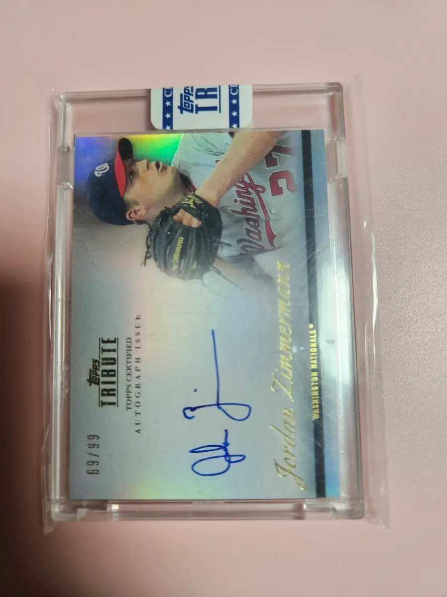 워싱턴)조던 짐머맨 Topps Tribute 오토 카드