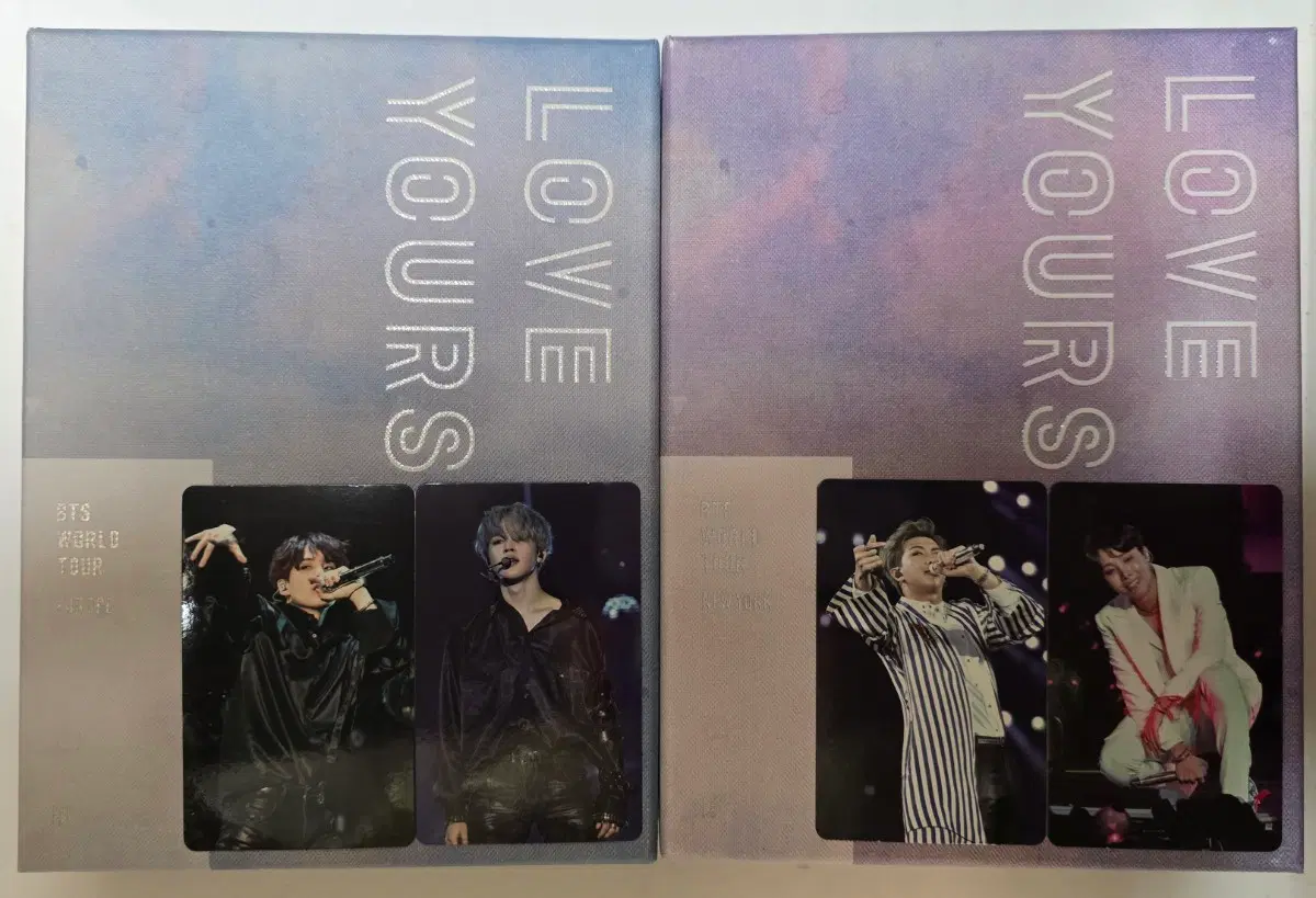 방탄 BTS 럽유셀 유럽 뉴욕 블레 알엠 슈가 제이홉 지민 포카 4장
