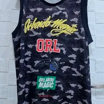(H)NBA 올랜도 매직 카모 나시 XL