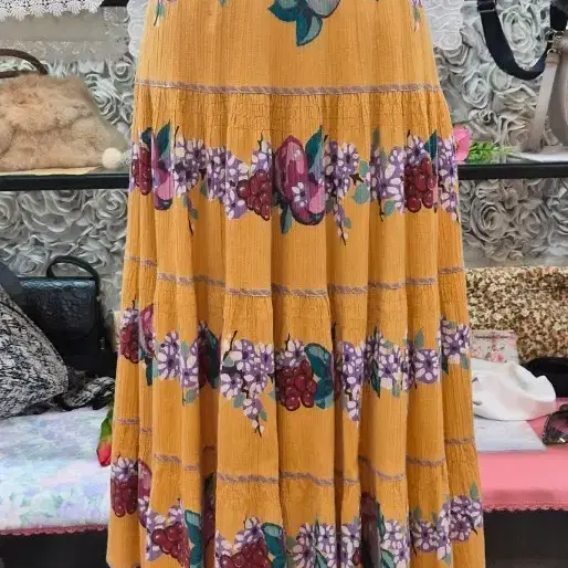 BOUTIQUE RORO 티어드 롱스커트 55