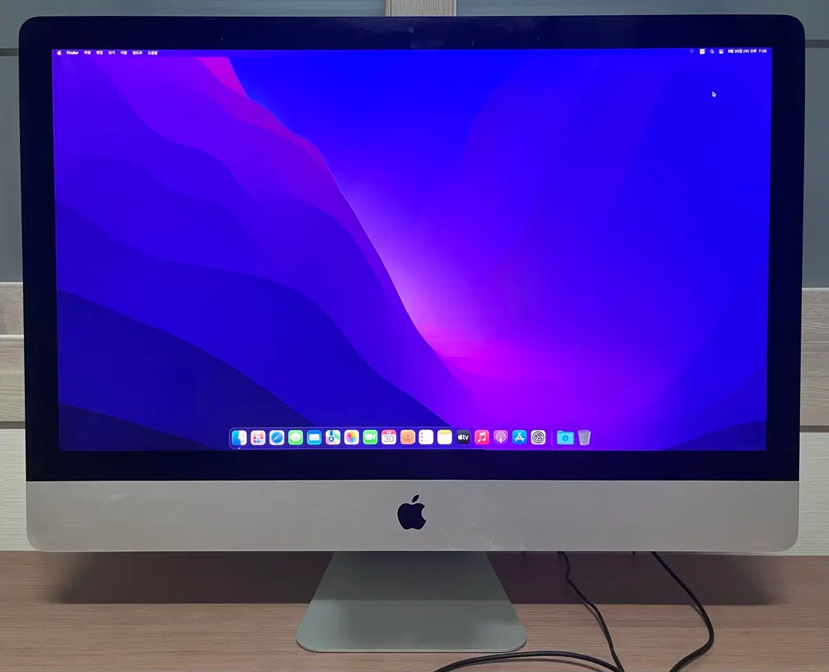 애플 아이맥 2015 late 27인치 램 8G 용량 2TB 퓨전 드라이브 apple imac