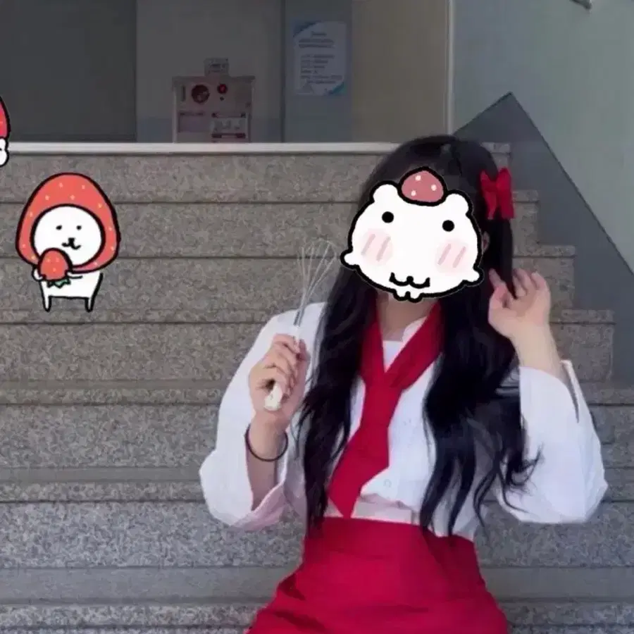 졸업사진 의상 대여 꿈빛파티시엘 감딸기
