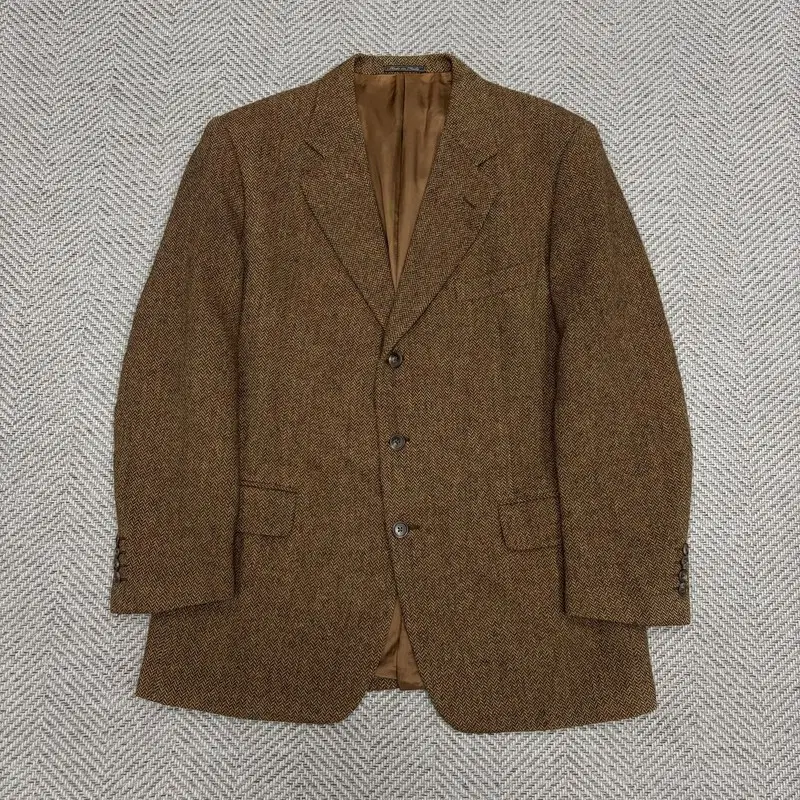 랑방 울 헤링본 블레이저 v5007