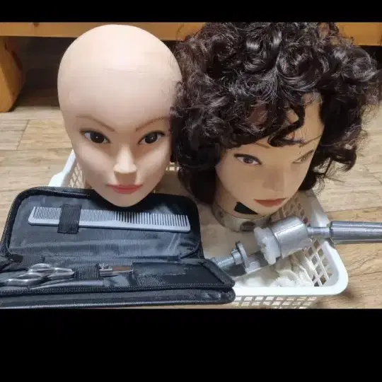 헤어 미용 실기 재료