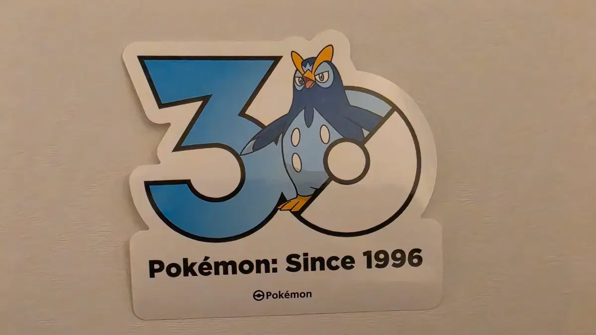 포켓몬 30주년 스티커 팽태자