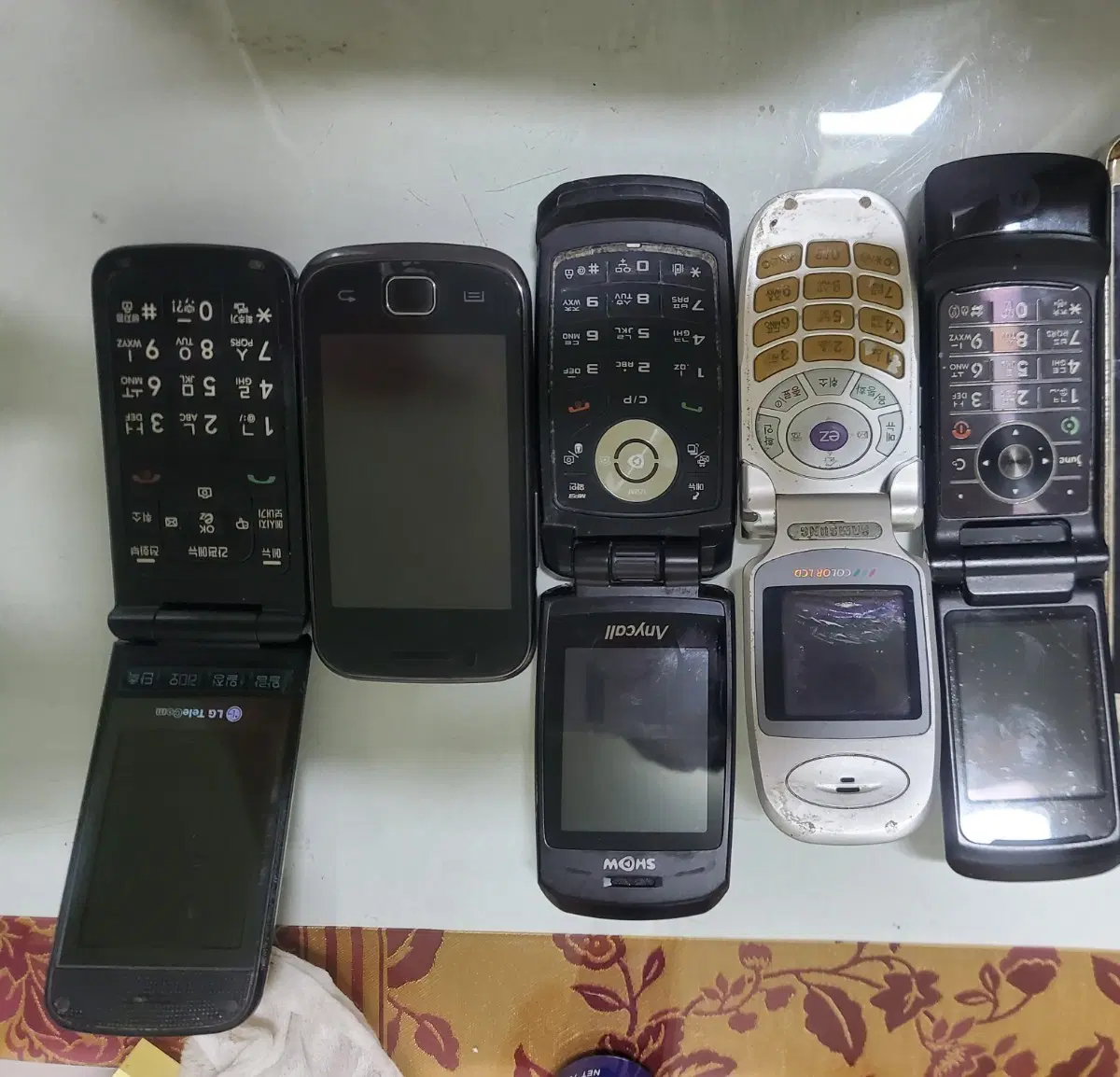 LG 싸이언 와인폰, 삼성 애니콜, 폴더폰 일괄
