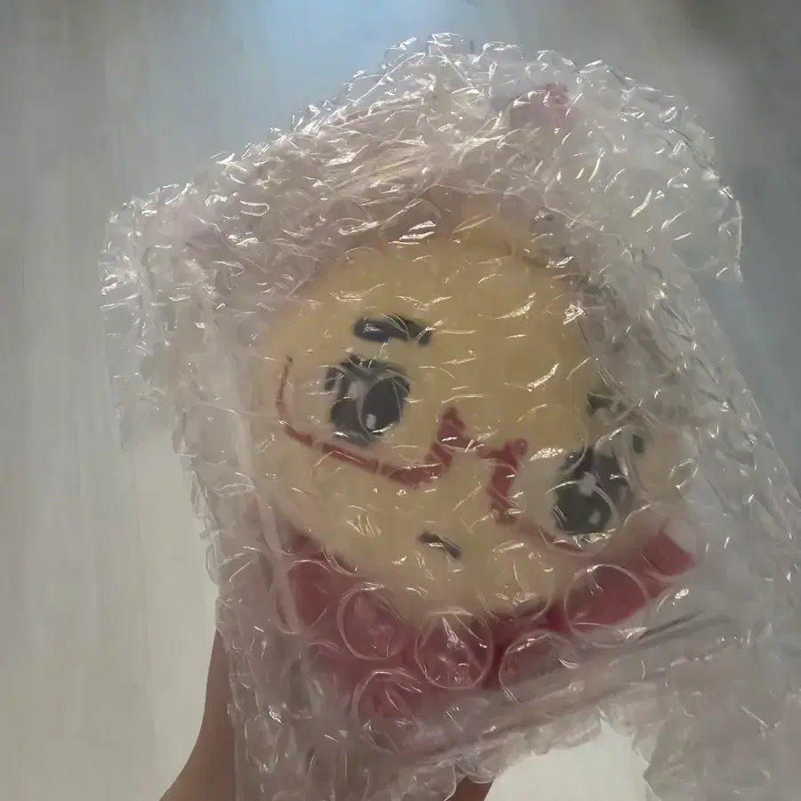 안경만두 키링인형