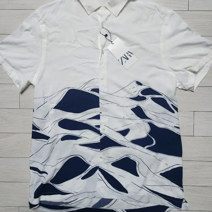 ZARA 패턴 반팔 셔츠 (새상품/택부착)