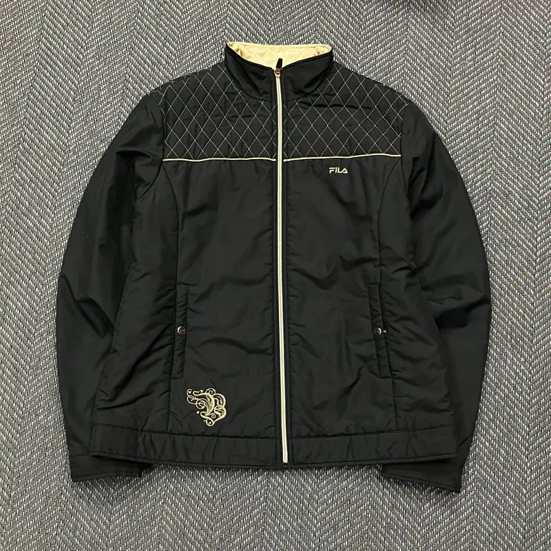 FILA y2k 검금 퀼팅 점퍼 v5041