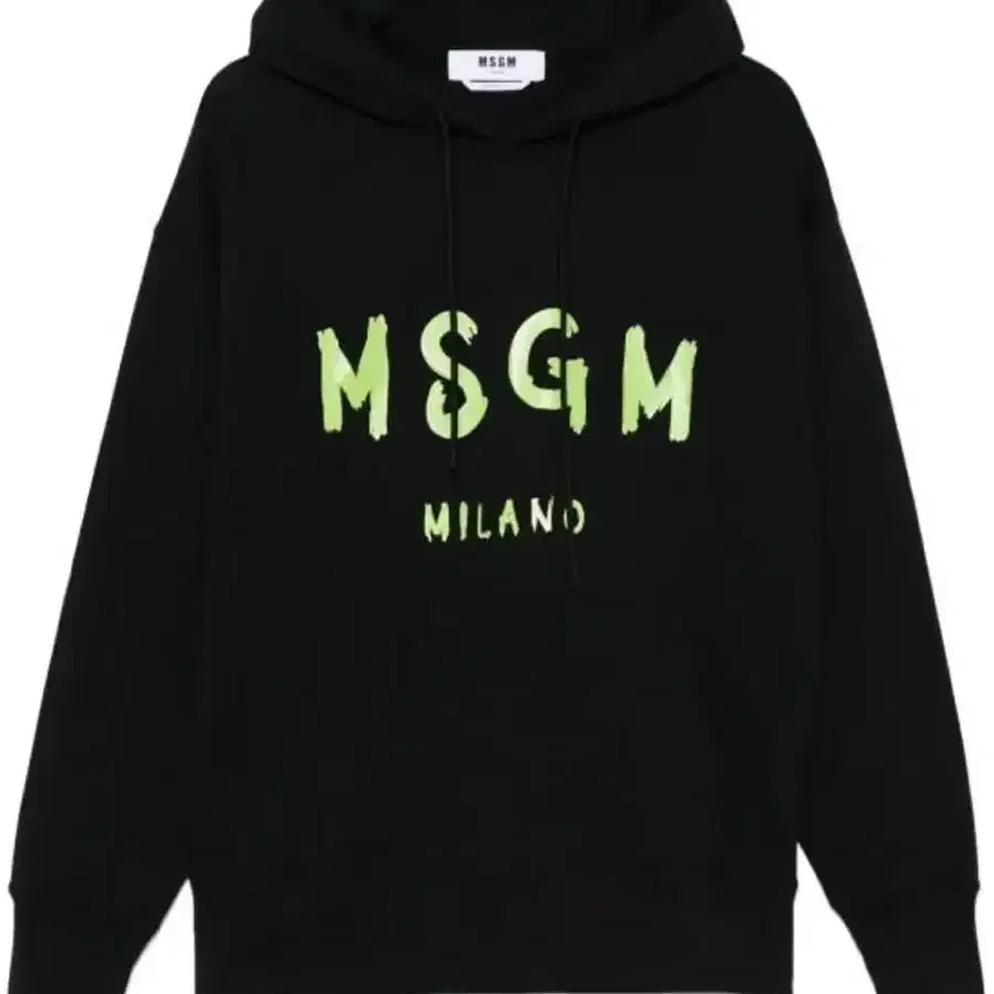 L) 새상품 MSGM 네온로고 후드티