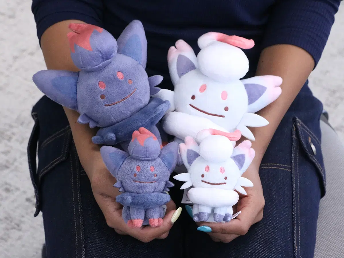 포켓몬 변신메타몽 조로아 히스이 인형+키링 세트