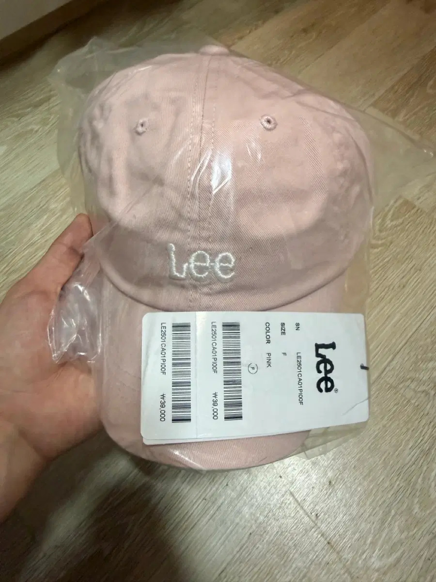 Lee 야구 모자 핑크