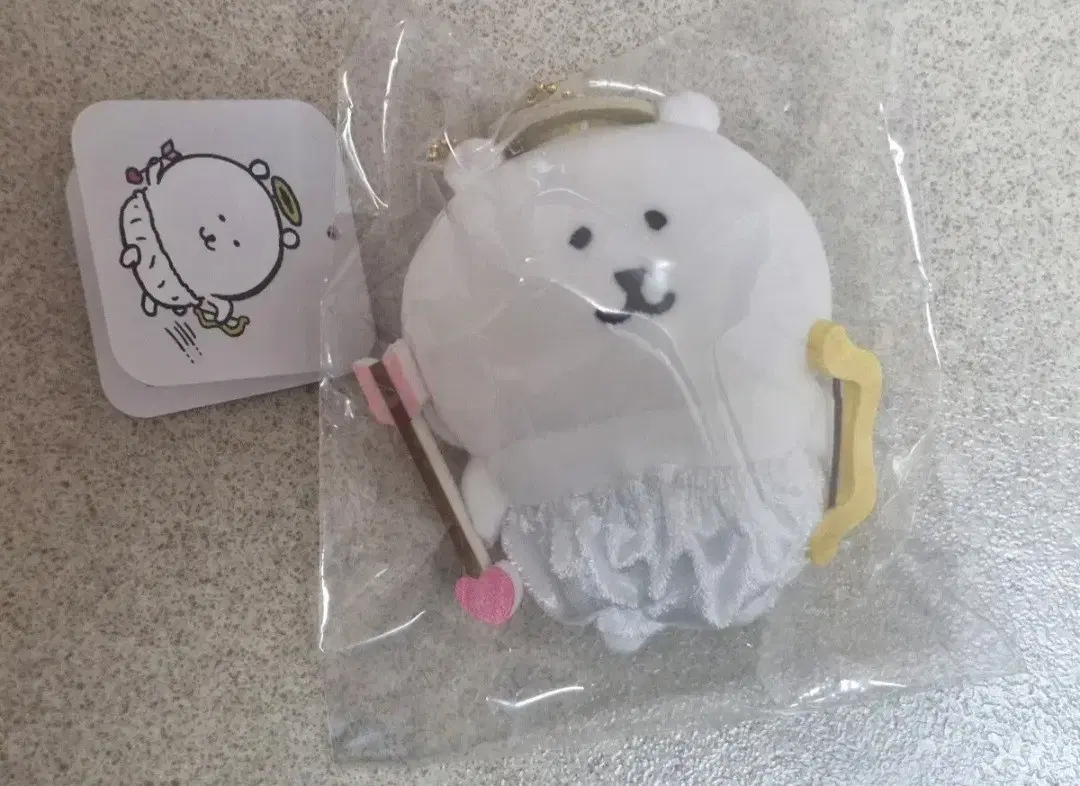농담곰 천사 엔젤 마스코트 인형 키링