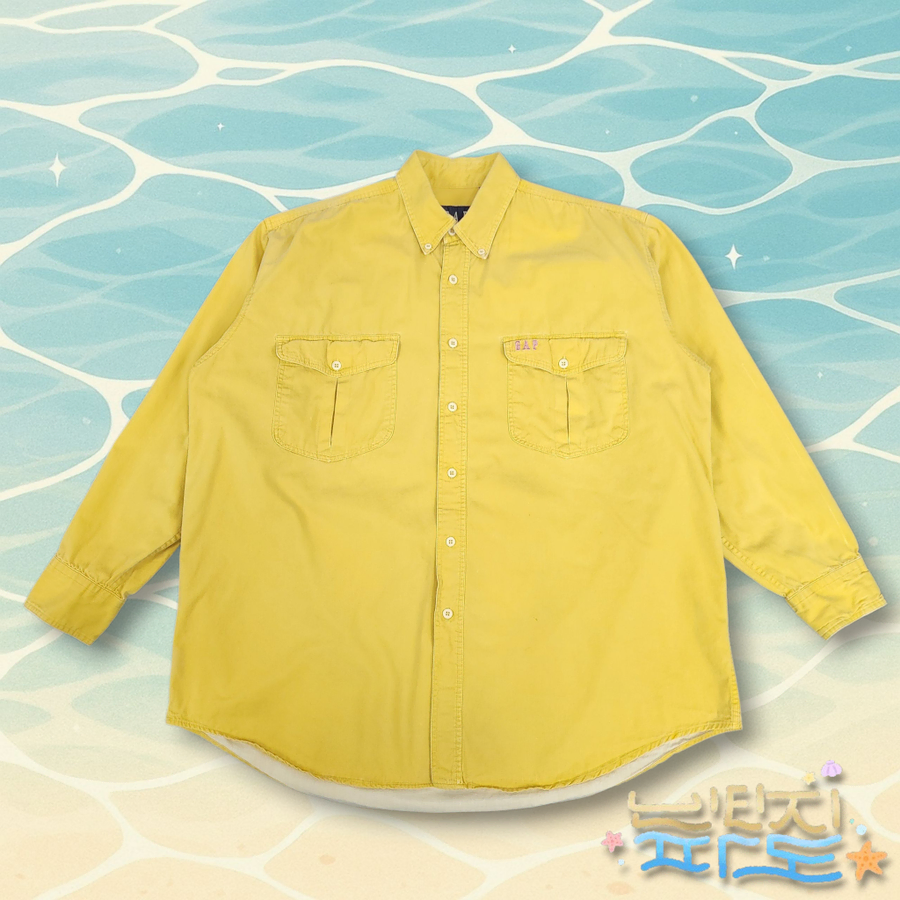 L 90s GAP 갭 올드스쿨 포켓셔츠