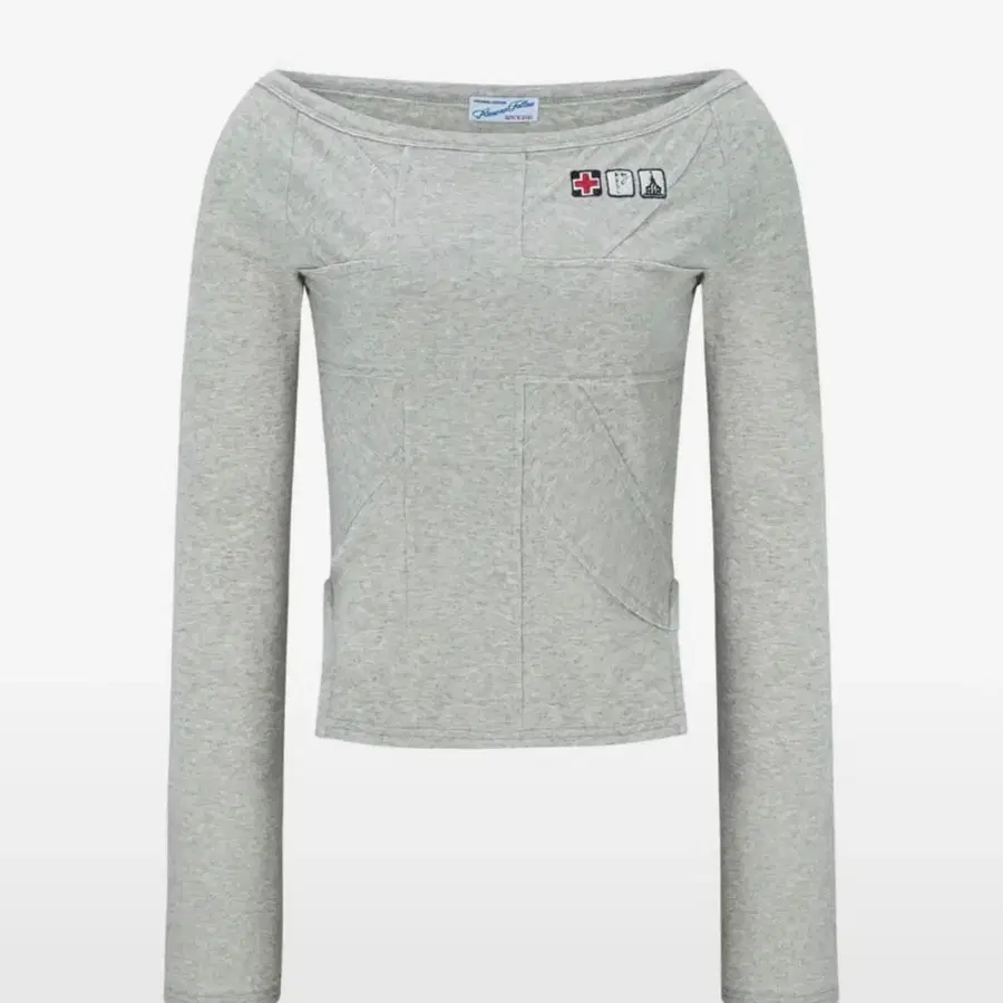 플노팔 Maddie Union Jack Long Sleeve Top  오트밀