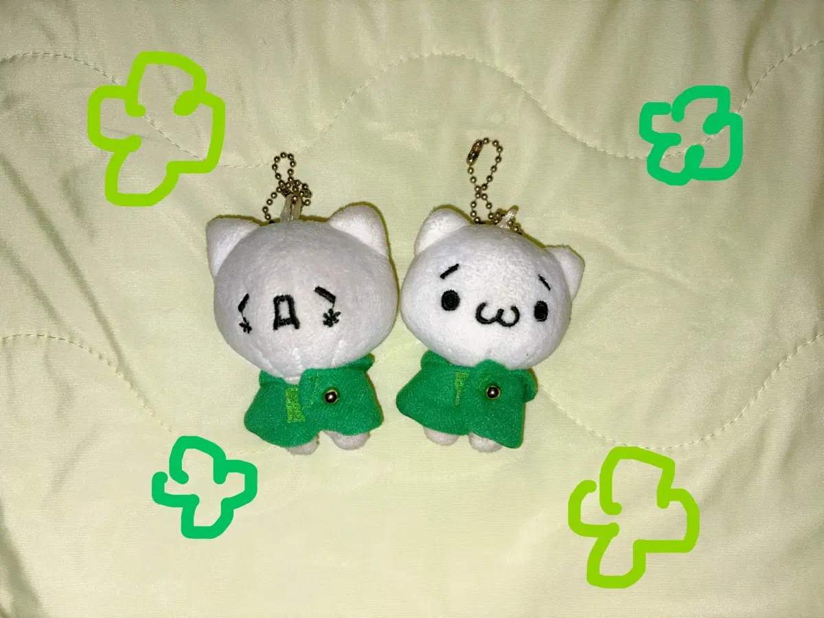 (오늘만!) 카오모지 진격거 고양이 마스코트 인형 키링 판매합니다! *상품설명 필독해주세요*