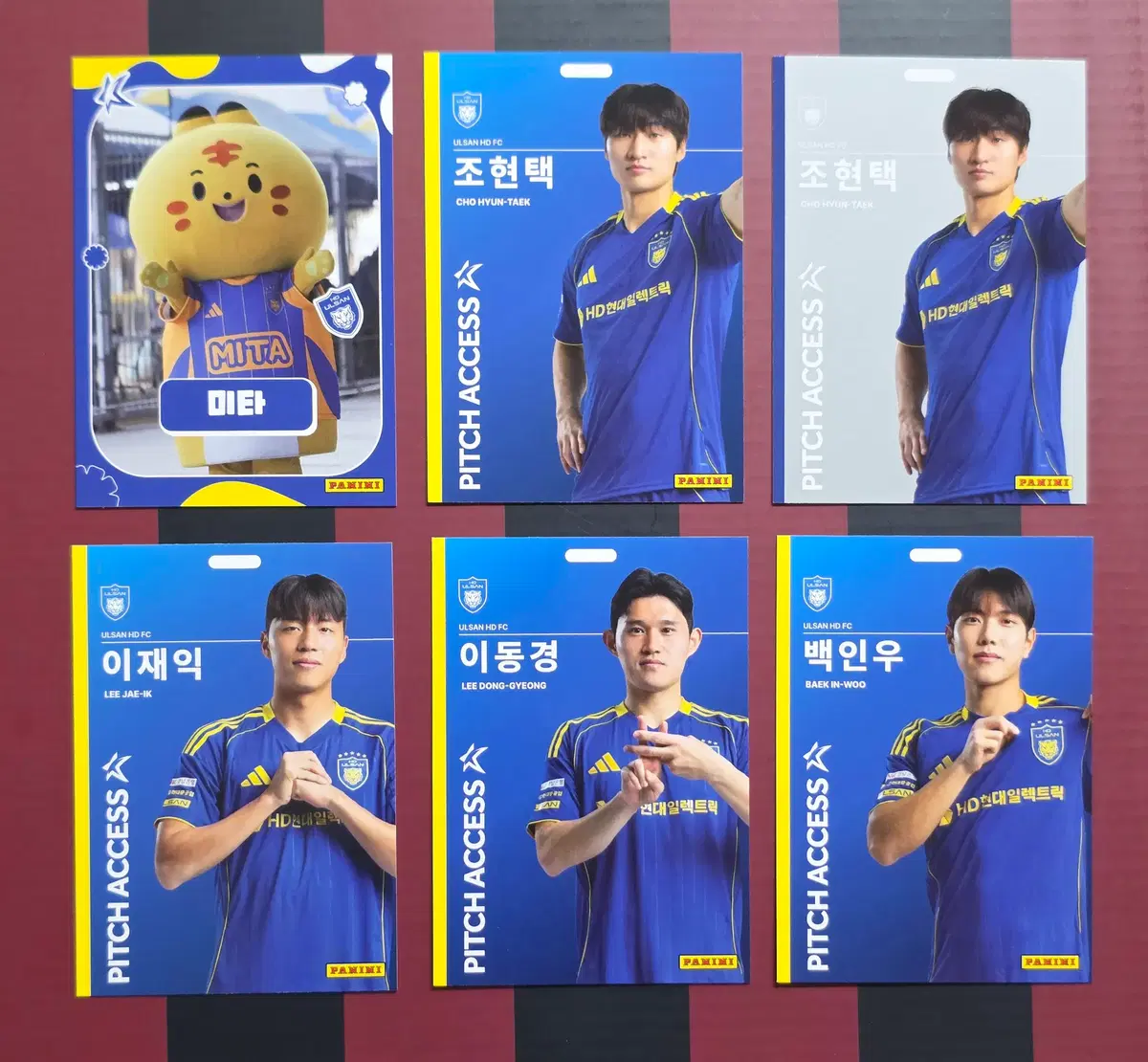 2026 파니니 K리그 트레이딩 카드 울산HDFC 10장(중복X)
