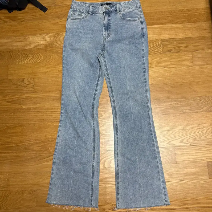 청바지 부츠컷 연청 데님