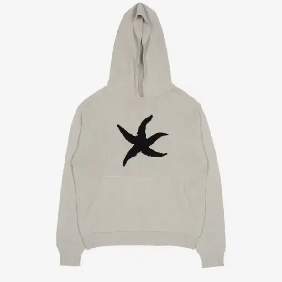 더콜디스트모먼트 니트 후드 starfish logo