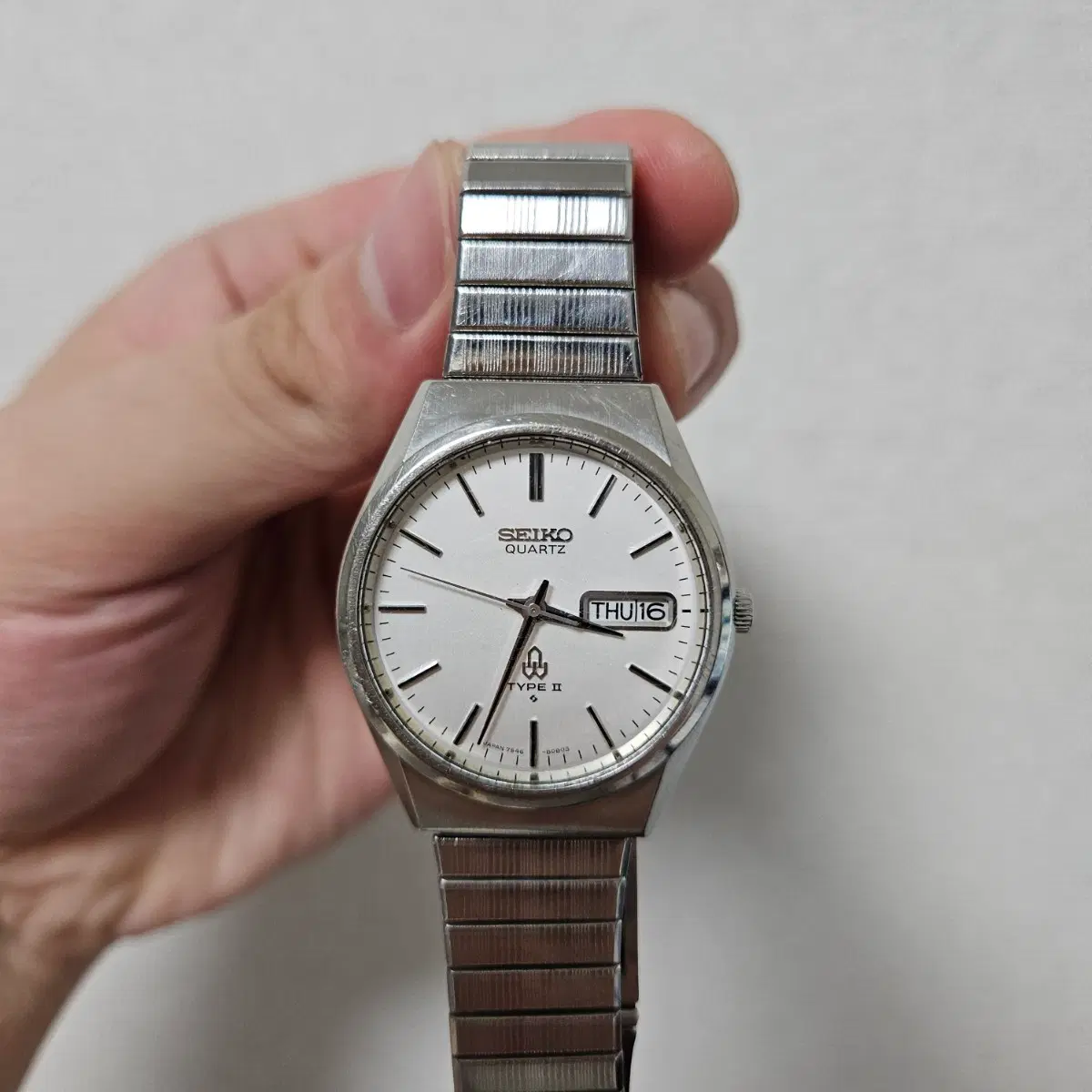 세이코 타입2 빈티지 쿼츠 시계 Seiko Type2 Vintage
