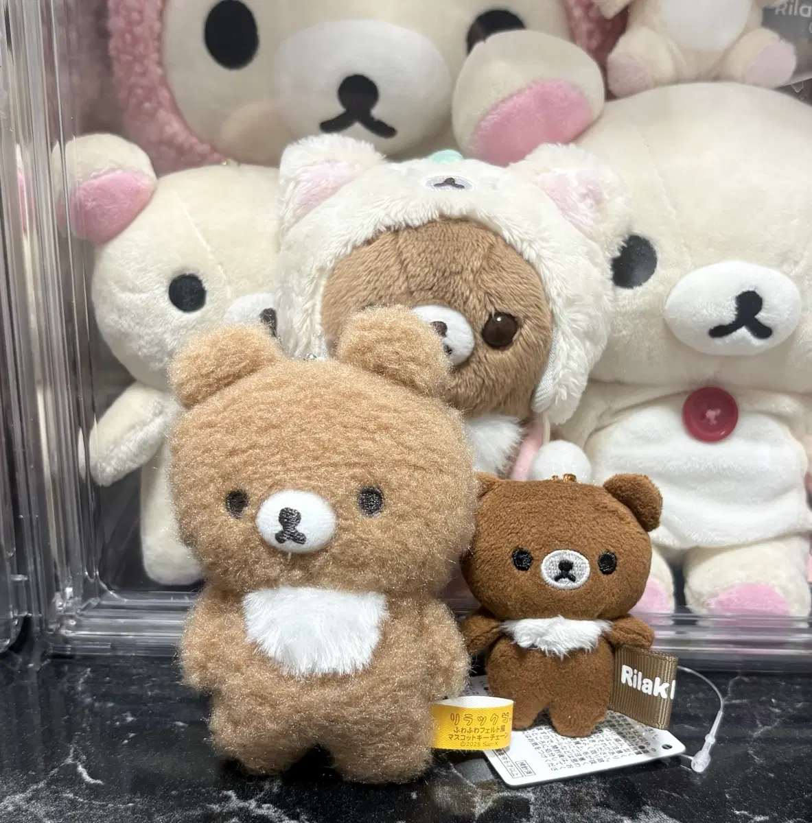 가격고정) 챠이로이코구마 인형키링 (일괄우대)