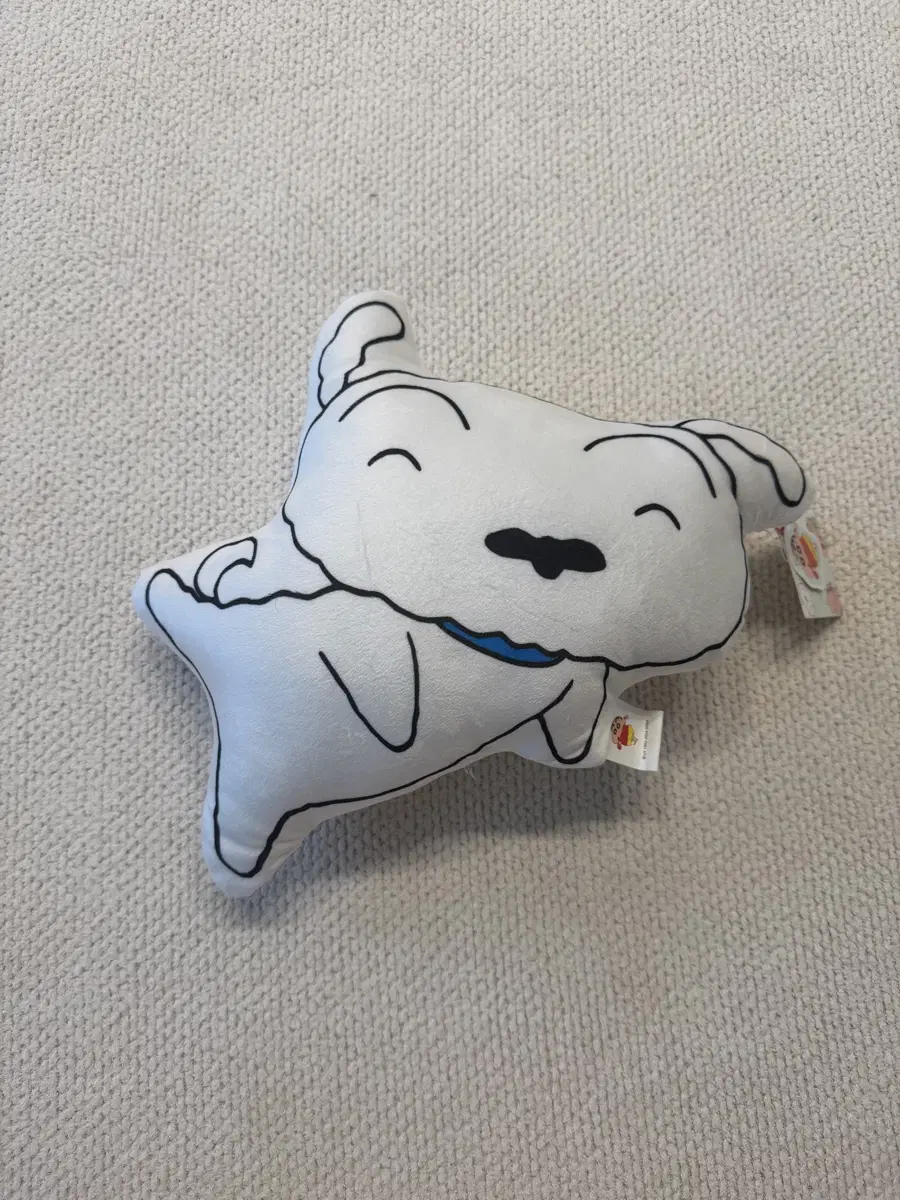새상품) 짱구 흰둥이 인형 / 흰둥이 프린팅 쿠션