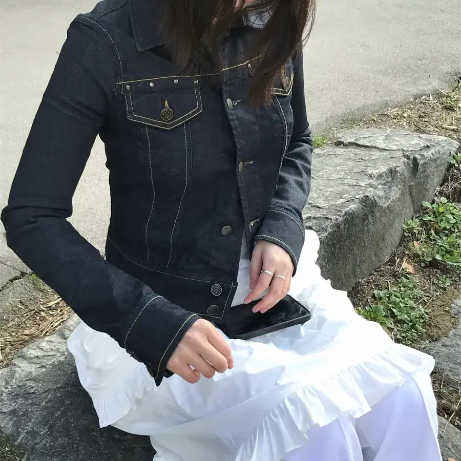 디젤 빈티지 청자켓