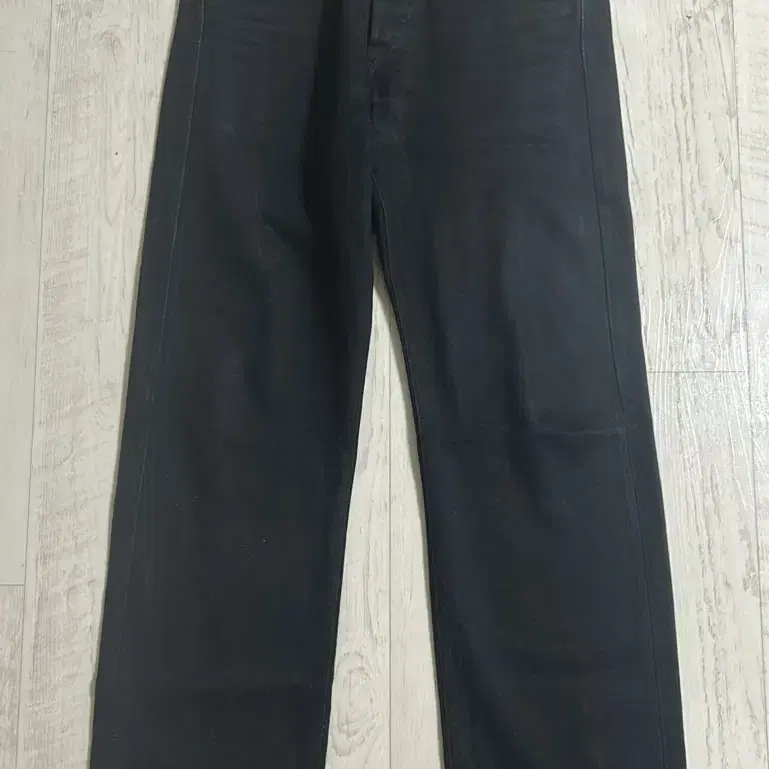 RRL 빈티지 파이브 포켓 블랙 온 블랙 30x32