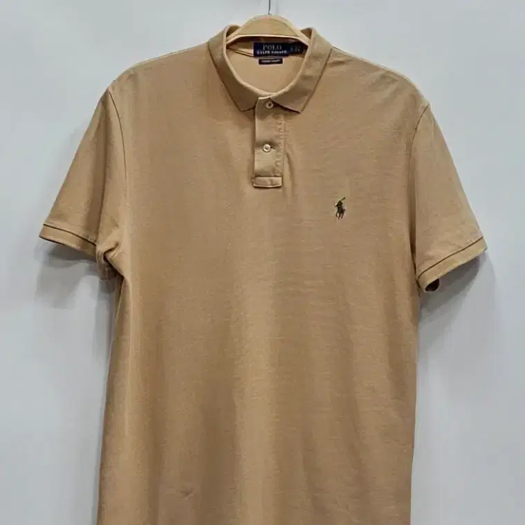 POLO 22SS 폴로 랄프로렌 메시 폴로 반팔 티셔츠 / 남 L 베이지 브라운