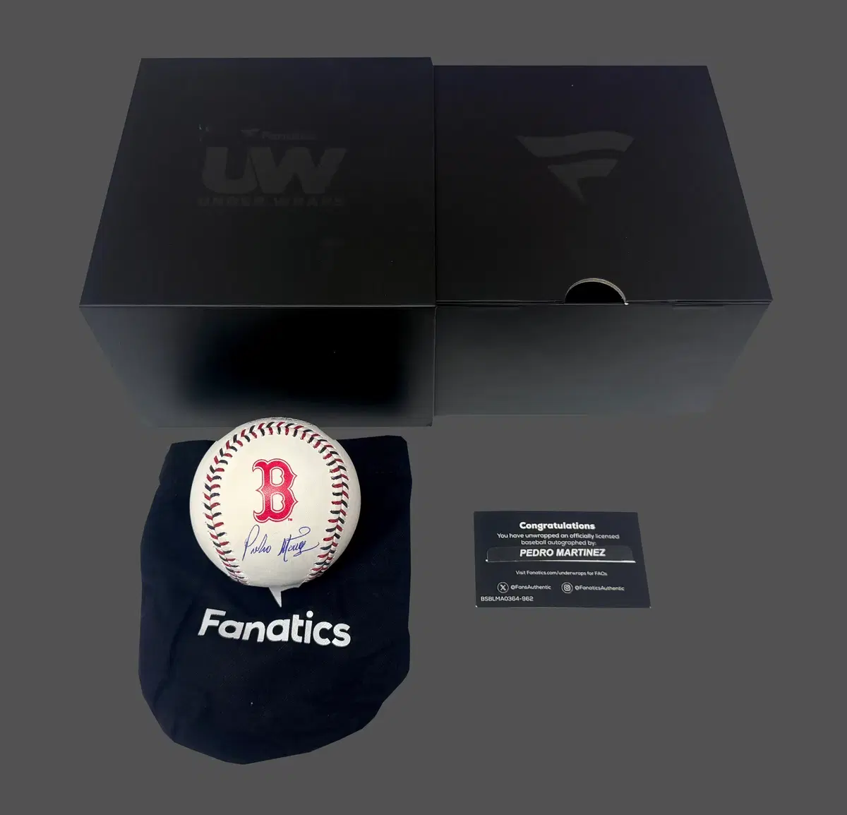 [MLB / Fanatics 인증] 페드로 마르티네즈 친필 사인 보스턴 레드삭스 야구공