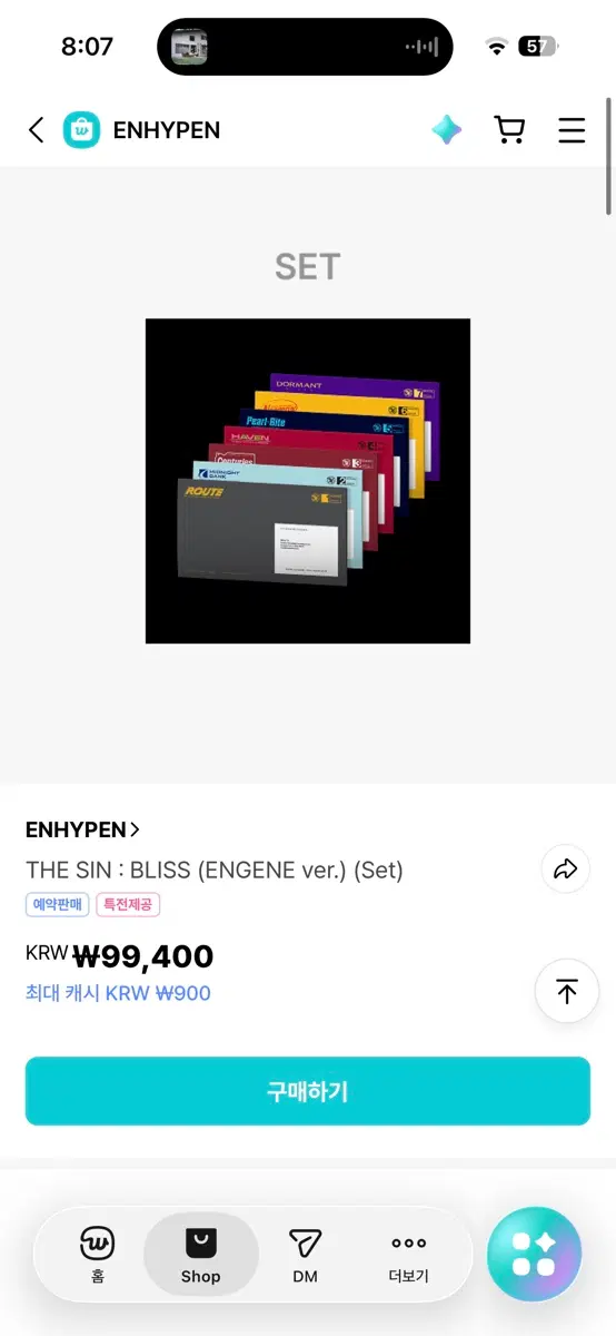 엔하이픈 ths sin bliss 엔진반 분철