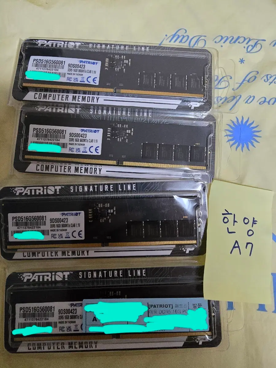 DDR5 5600 16G 패트리어트 메모리 하이닉스 A다이 언락_라이프워런티