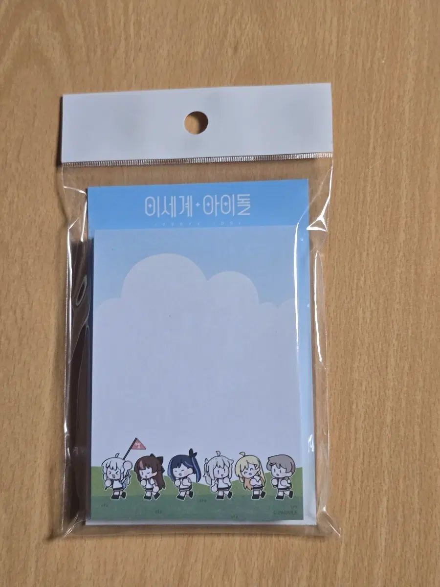 이세계아이돌 팝업 스티키 노트 패드 미새봉