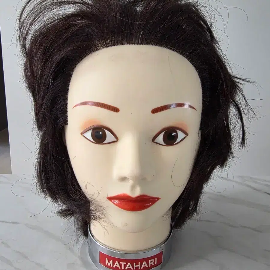 마타하리 통가발 파마연습용 인모100%