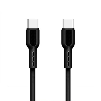 60W PD 고속충전 C타입 to C타입 케이블 0.2m 블랙