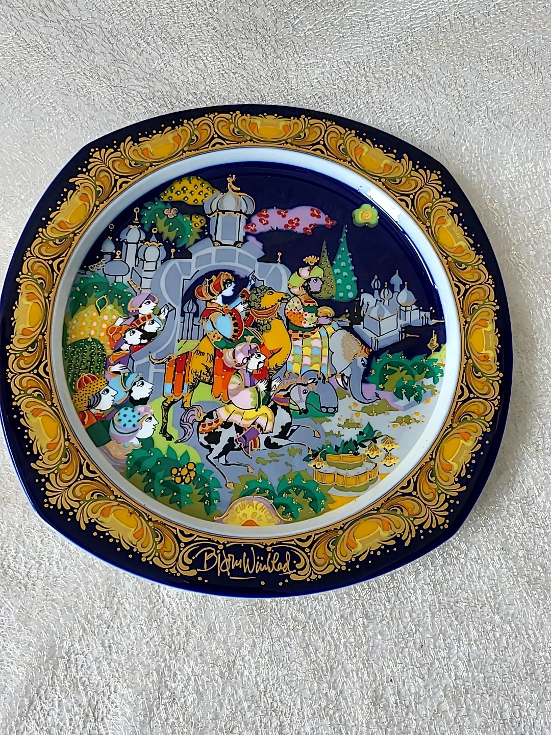 로젠탈 알라딘 장식접시 1985