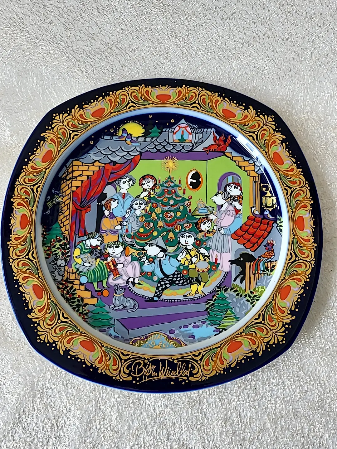 로젠탈 알라딘 장식접시 1986