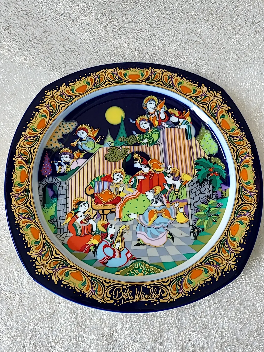 로젠탈 알라딘 장식접시 1987