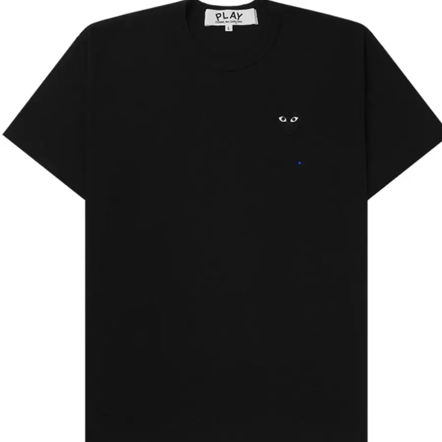 꼼데가르송 플레이 conme des garcons 반팔티 블랙