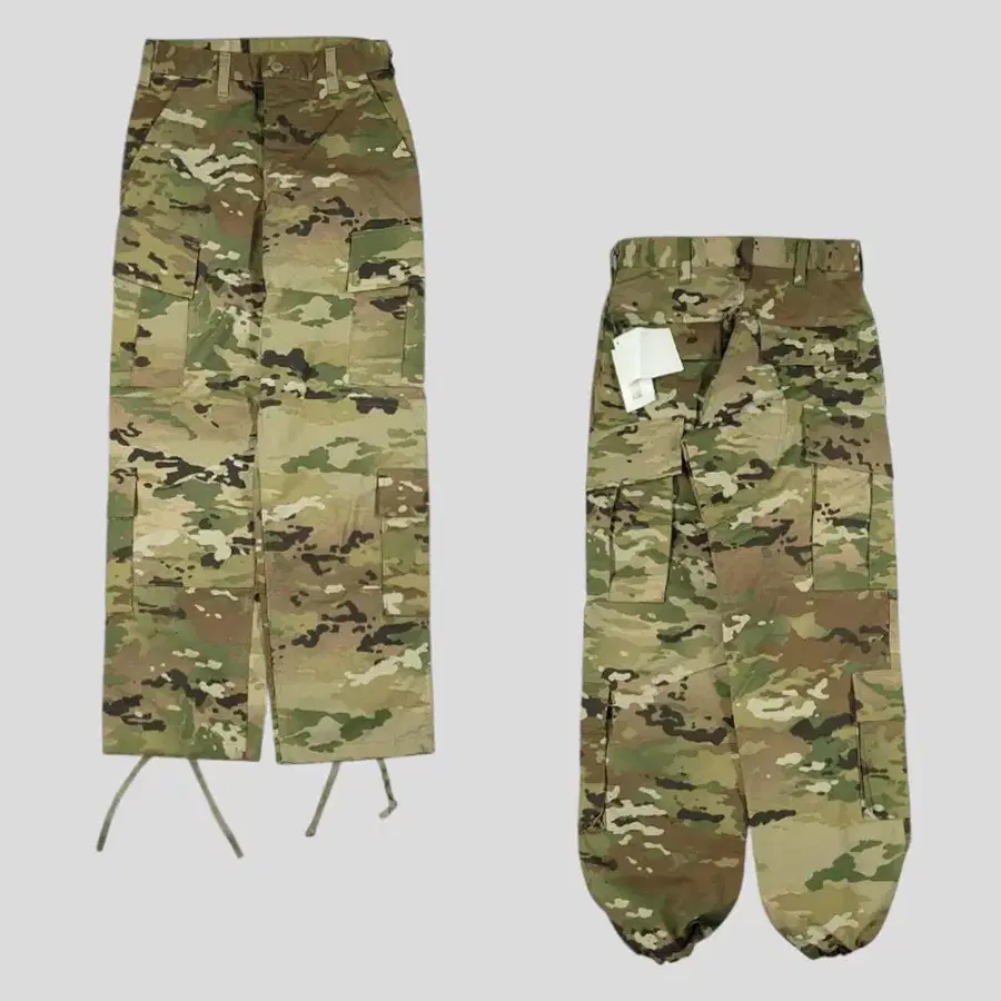 TULLAHOMA INDUSTRIES US ARMY 미육군 카키 멀티캠 카모플라쥬 OCP 립스탑 카고포켓 인섹트쉴드 버튼플라이 8415-01-623-4175 밀리터리 컴뱃 트라우저