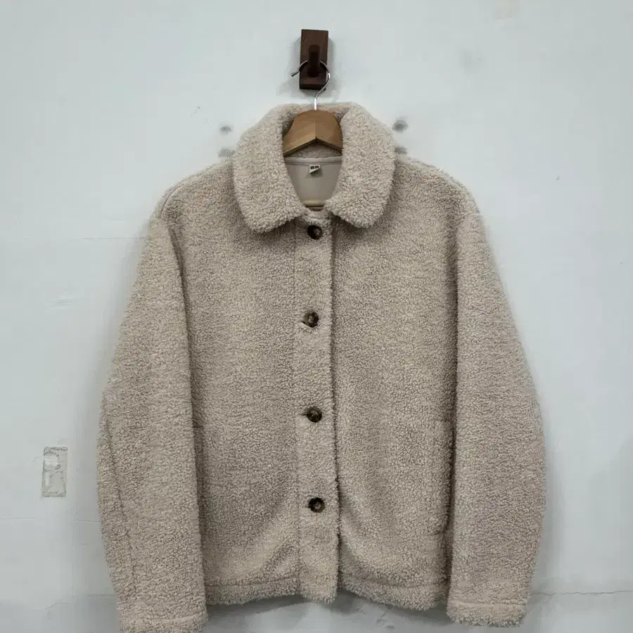 (S)유니클로 여자 쉐르파 후리스 자켓